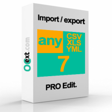 anyCSV/XLS/YML PRO Edition для импорта CSV, DSV, XLS, XLSX, YML файлов в OpenCart